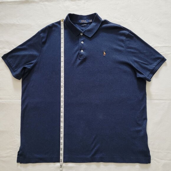 Polo Ralph Lauren Classic Fit Polo Navy Short Sleeve Mens XL Preppy Normcore - Picture 7 of 10